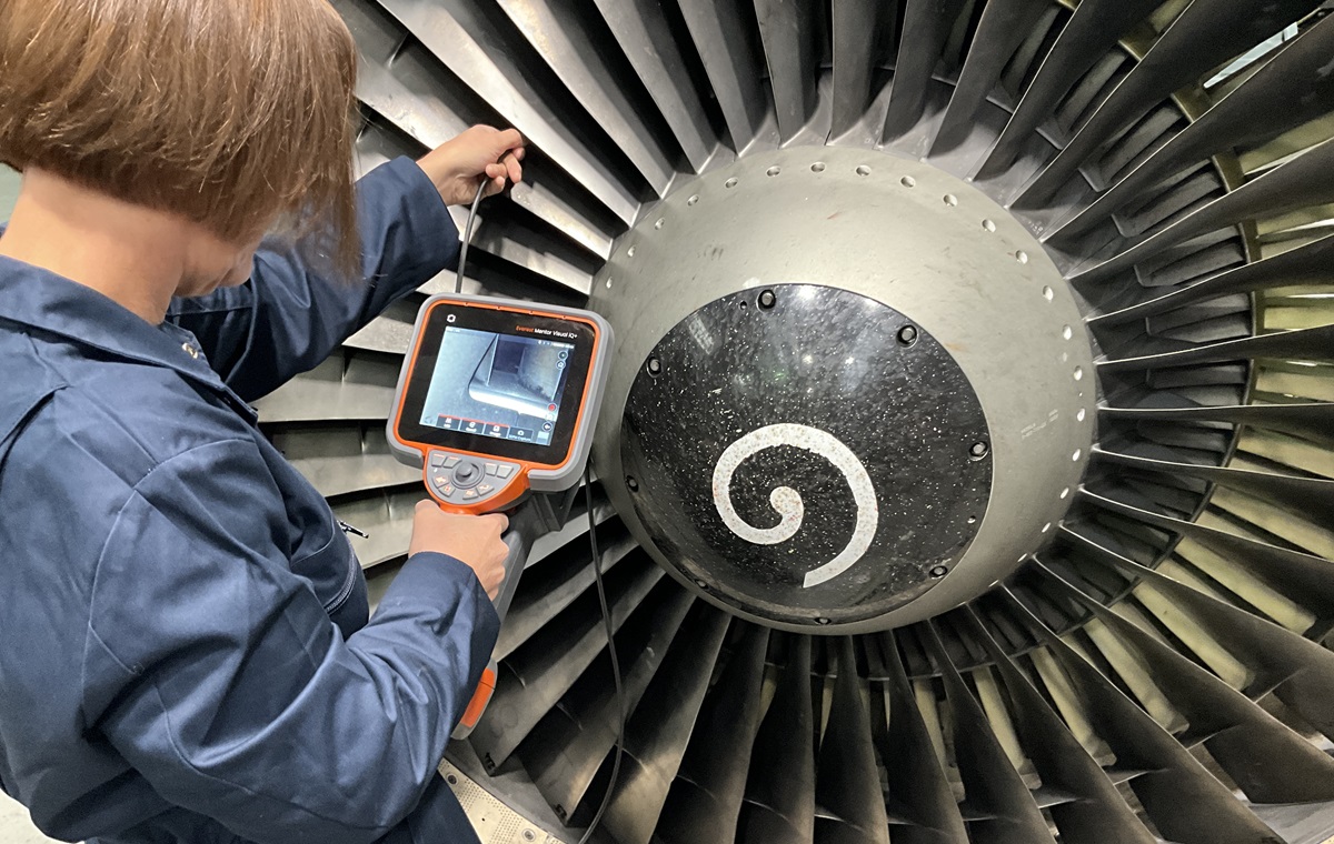 工業內窺鏡檢測民航發動機的應用